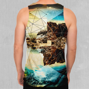 Geometric Shores Men's Tank Top