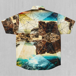 Geometric Shores Button Down Shirt