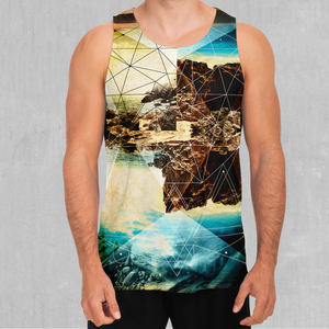 Geometric Shores Men's Tank Top