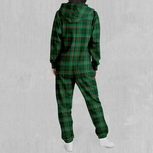 Green Plaid Jumpsuit