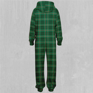 Green Plaid Jumpsuit
