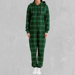 Green Plaid Jumpsuit