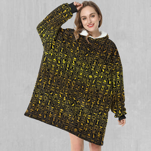 Hieroglyphics Blanket Hoodie