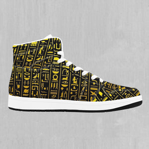 Hieroglyphics High Top Sneakers