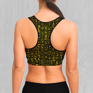 Hieroglyphics Sports Bra