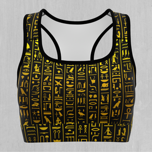 Hieroglyphics Sports Bra