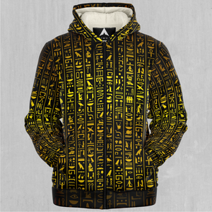 Hieroglyphics Sherpa Hoodie