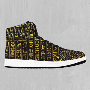 Hieroglyphics High Top Sneakers