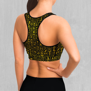 Hieroglyphics Sports Bra