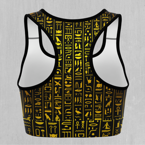 Hieroglyphics Sports Bra