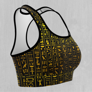Hieroglyphics Sports Bra