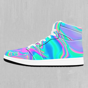 Holographic High Top Sneakers