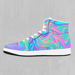 Holographic High Top Sneakers