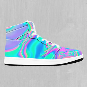 Holographic High Top Sneakers