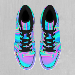 Holographic High Top Sneakers