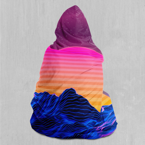 Radial Glow Hooded Blanket