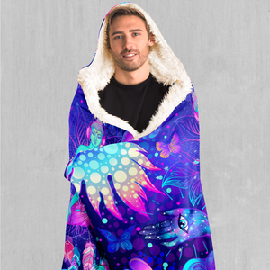 Psycho Luminescence Hooded Blanket