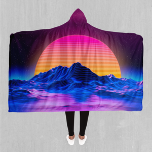 Radial Glow Hooded Blanket