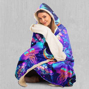 Psycho Luminescence Hooded Blanket