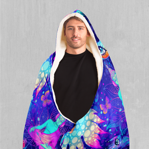 Psycho Luminescence Hooded Blanket