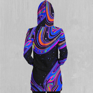 Chromatic Cosmos Hoodie Dress