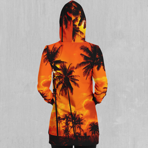 Lush Sunset Hoodie Dress