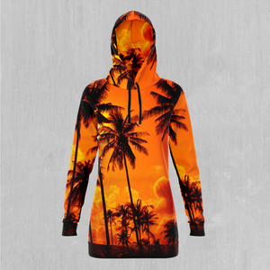 Lush Sunset Hoodie Dress