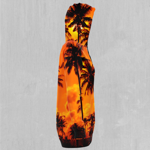 Lush Sunset Hoodie Dress