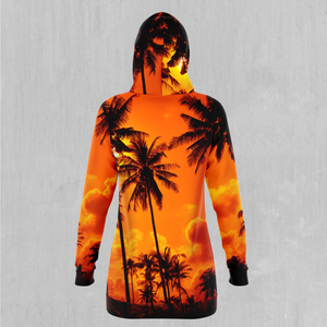 Lush Sunset Hoodie Dress