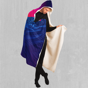 Into The Sunset Hooded Blanket