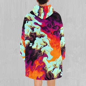 Lava Bath Blanket Hoodie