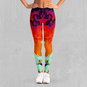 Lava Bath Leggings - Azimuth Clothing