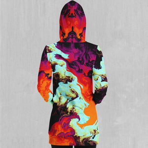 Lava Bath Hoodie Dress