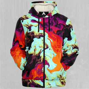 Lava Bath Sherpa Hoodie