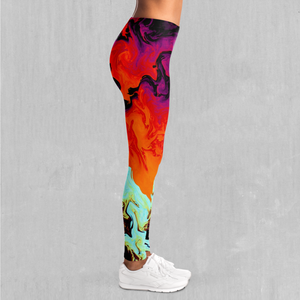 Lava Bath Leggings - Azimuth Clothing