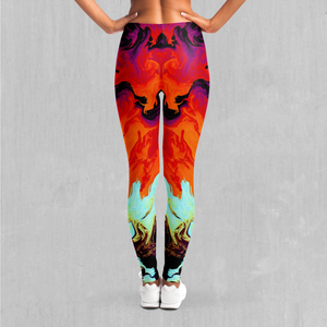 Lava Bath Leggings - Azimuth Clothing