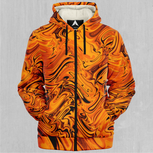 Lava Flow Sherpa Hoodie