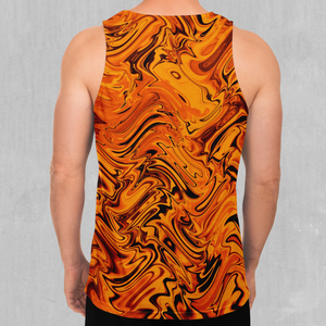 Lava Flow Men's Tank Top - Azimuth Clothing