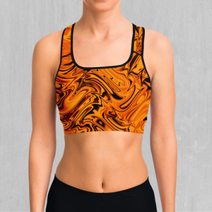Lava Flow Sports Bra