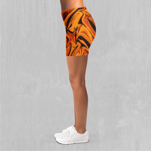 Lava Flow Yoga Shorts
