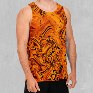 Lava Flow Men's Tank Top - Azimuth Clothing