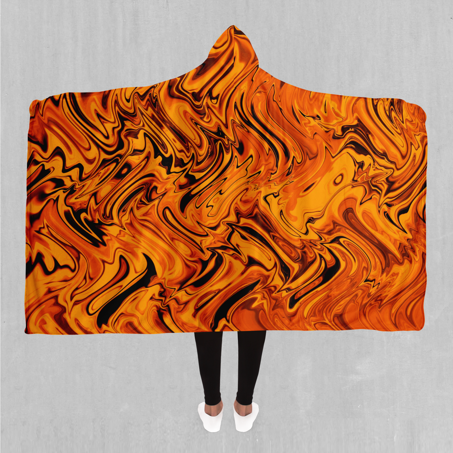 Lava Flow Hooded Blanket