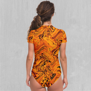 Lava Flow Short Sleeve Bodysuit