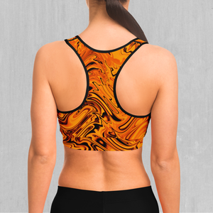 Lava Flow Sports Bra