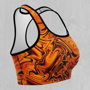 Lava Flow Sports Bra