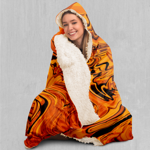 Lava Flow Hooded Blanket