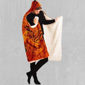 Lava Flow Hooded Blanket