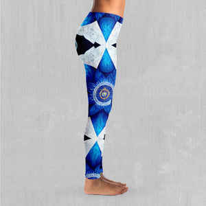 Delphinium Mandala Leggings