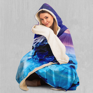 Liquid Lights Hooded Blanket