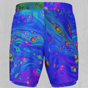 Liquified Men's 2 in 1 Shorts